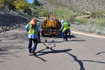 Asphalt Crack Sealing