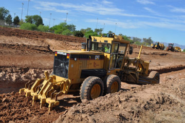 Sunland Asphalt Concrete White Paving Project