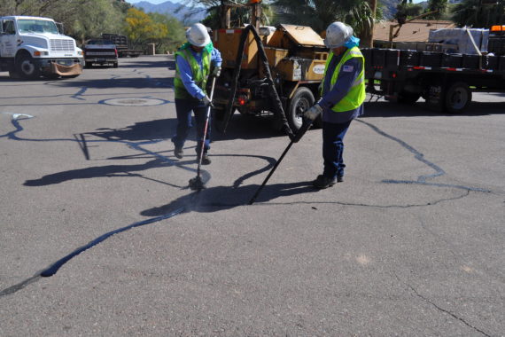 Asphalt Crack Sealing and Repair Services in Arizona