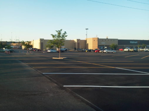 Sunland Asphalt Project for Walmart in New Mexico