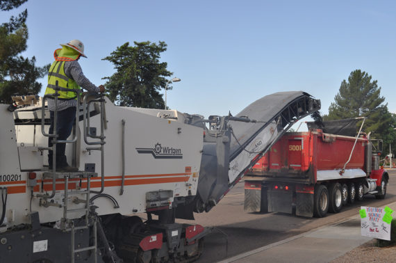 Milling Services in Arizona by Sunland Asphalt