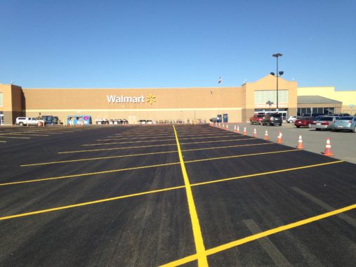 Asphalt Repairs for Walmart in New Mexico
