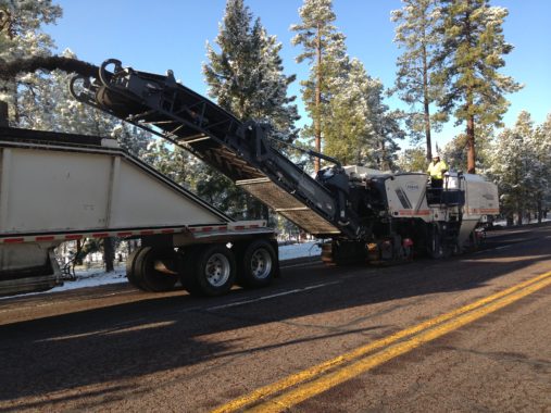 Asphalt Milling Project in Arizona