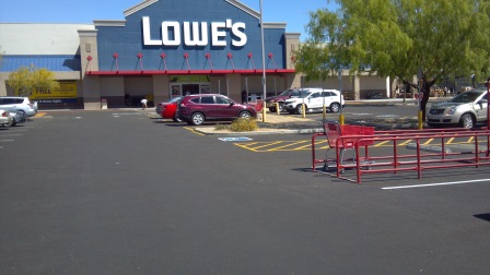 Asphalt Patching for Lowes in Arizona