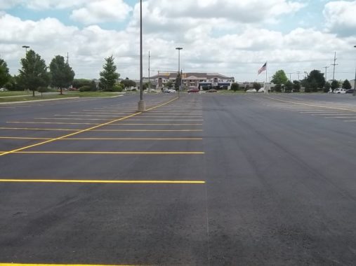 Parking Lot Asphalt Overlay in Michigan