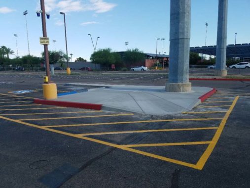 parking lot resize
